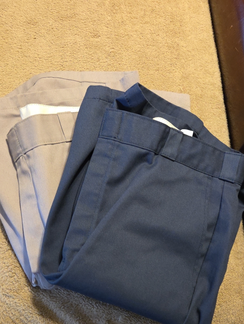 Men's Navy and Light Gray Work shorts